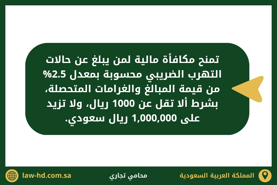 كيف اقدم بلاغ التهرب الضريبي في السعودية 
