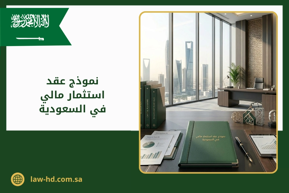 نموذج عقد استثمار مالي في السعودية